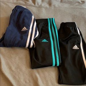 3 pairs of adidas sweat pants size 5